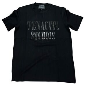 Tenaciti men’s TNC Raves black T-shirt short sleeve size small luxury streetwear